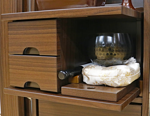 Soka Gakkai Furniture-style Buddhist Altar "Respe" Manually-operated Cabinet Door Available in 2 Colors
